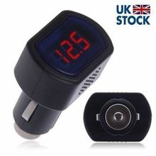 In Car Voltage Meter Built-in Fuse Voltmeter 12V 24V cars vans trucks