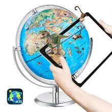 Educational Globe for Kids, 10 in/254 mm, Interactive AR World Globe with AR...
