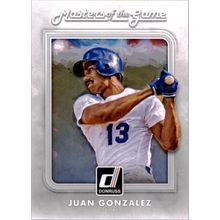 2016 Donruss Masters of the Game Juan Gonzalez