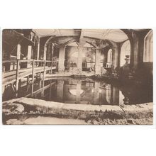Roman Circular Bath in Bath R Wilkinson & Co Postcard