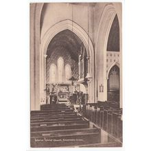 Christ Church Interior Brockham Green Surrey Postcard