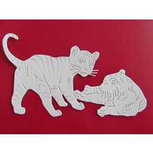 6 x Tattered Lace Die Cuts Playful Cubs