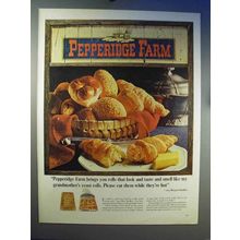 1966 Pepperidge Farm Rolls Ad - Like My Grandmother's