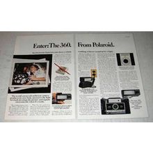 1969 Polaroid 360 Land Camera Ad - Enter: The 360