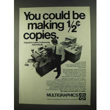 1972 Addressograph Multigraphics Total Copy System Ad