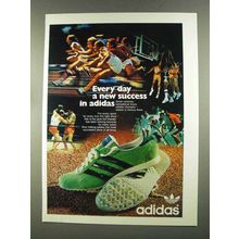 1972 Adidas Shoes Ad - Every Day A New Success
