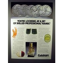 1979 Cuisinart Food Processor Ad - Skilled Hands!