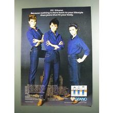 1984 P.S. Gitano Jeans Ad - Nothing is More Basic