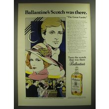 1974 Ballantine's Scotch Ad - Ballantine's Scotch was there. The Great Gatsby