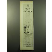 1950 Halle Bros. Atkinson's Mirage Perfume Advertisement