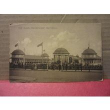 THE BANDSTAND, HASTINGS, SUSSEX. unused antique postcard =