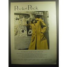 1951 Peck and Peck Coat Ad - Photo by Tom Palumbo - It's a liberal arts