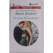 the Greek's marriage bargain by sharon kendrick 2013 harlequin paperback good