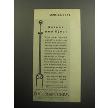 1957 Black, Starr & Gorham Cocktail Fork Advertisement - Select and Eject