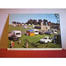 SCALBY MANOR CARAVAN & CAMPING SITE , SCARBOROUGH, YORKSHIRE unused postcard #