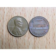 1971 USA 1 Cent Lincoln Memorial Coin