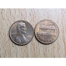 1982 USA 1 Cent Lincoln Memorial Coin