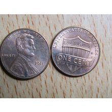 2011 USA 1 Cent Lincoln Memorial Coin