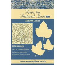 Tattered Lace. Autumn Leaves Die & Embossing Folder Set. Die Cutting Cardmaking