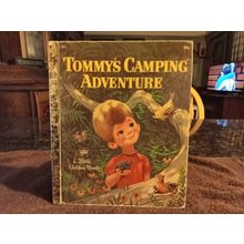 Little Golden Book Tommy's Camping Adventure By Gladys Saxon (B) Edition 1971