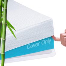 Mattress Topper Cover Queen Size (Only Cover) 3 Inch Mattress Protector Cooling