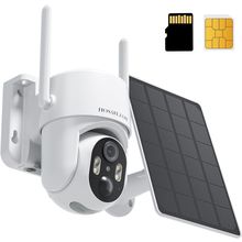 4G LTE Cellular Security Camera No Internet Needed, Solar No Wifi Security Camer