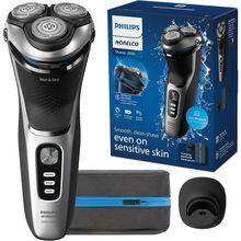 Philips Norelco Shaver 3900 Series, Wet and Dry Electric Shaver, P-Cap, Travel P