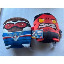 NEW Marvel Captain America & Red Hulk Cuutopia 7'' Plushies