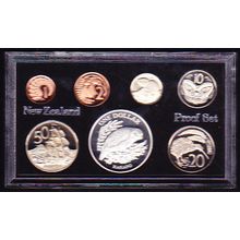 1986 New Zealand Proof Coin Set Kakapo