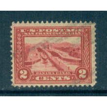 Used 398 2c Panama Canal Fine Plus M06101