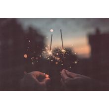 German Fireworks Sparklers Display Fire Of Life Motto Postcard
