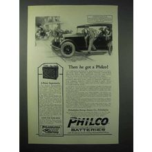 1923 Philco Diamond Grid Batteries Ad - Then He Got