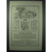1925 American Face Brick Association Ad - House No. 805