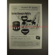 1959 Aires V Camera Ad - Symbol of Quality, NICE!!