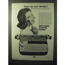 1964 Smith-Corona 250 Office Electric Typewriter Ad - I Love