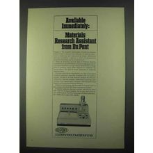 1967 Du Pont 900 Differential Thermal Analyzer Ad