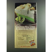 1982 Borden Eagle Condensed Milk Ad - Key Lime Pie