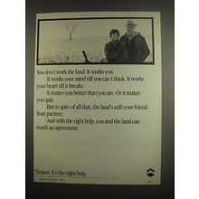 1984 Mobay Sencor Ad - You don't Work The Land