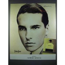 1988 Giorgio Armani Cologne Ad - Style Goes Beyond Time