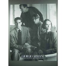 1988 Giorgio Armani Fashion Ad