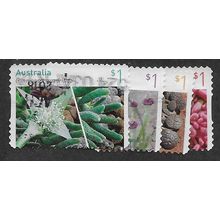 AUS 2016 (SET) (S/A) 'AUSTRALIAN SUCCULENTS' (4v) FINE USED (EBID64-723b)