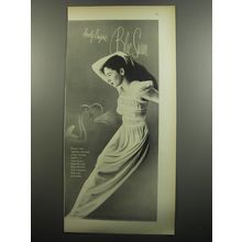1951 Blue Swan Dream Time Nightgown Ad - Lovely lingerie Blue Swan