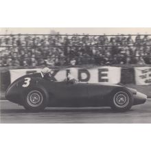 Jo Bonnier at Goodwood F1 Race Car Track in 1960 Postcard