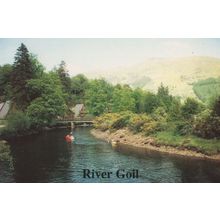 Boat On The River Goil Lochgoilhead Argyll & Bute Postcard