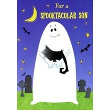 For A Spooktacular Son - Halloween Greeting Card - 03489