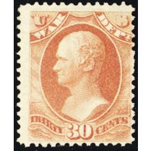 O92, Unused No gum 30¢ Official Stamp SCV $65.00 * Stuart Katz