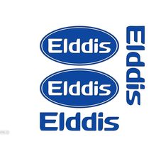 Oval Elddis Caravan / Motorhome Vinyl Decals X 4. Various Colors