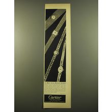 1961 Cartier Watches Advertisement - To make every moment golden