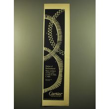 1961 Cartier Jewelry Advertisement - chains of enchantment