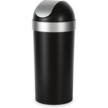 Umbra Venti Kitchen Trash Can with Swing Top Lid, Large 16-Gallon (62 L) Capacit